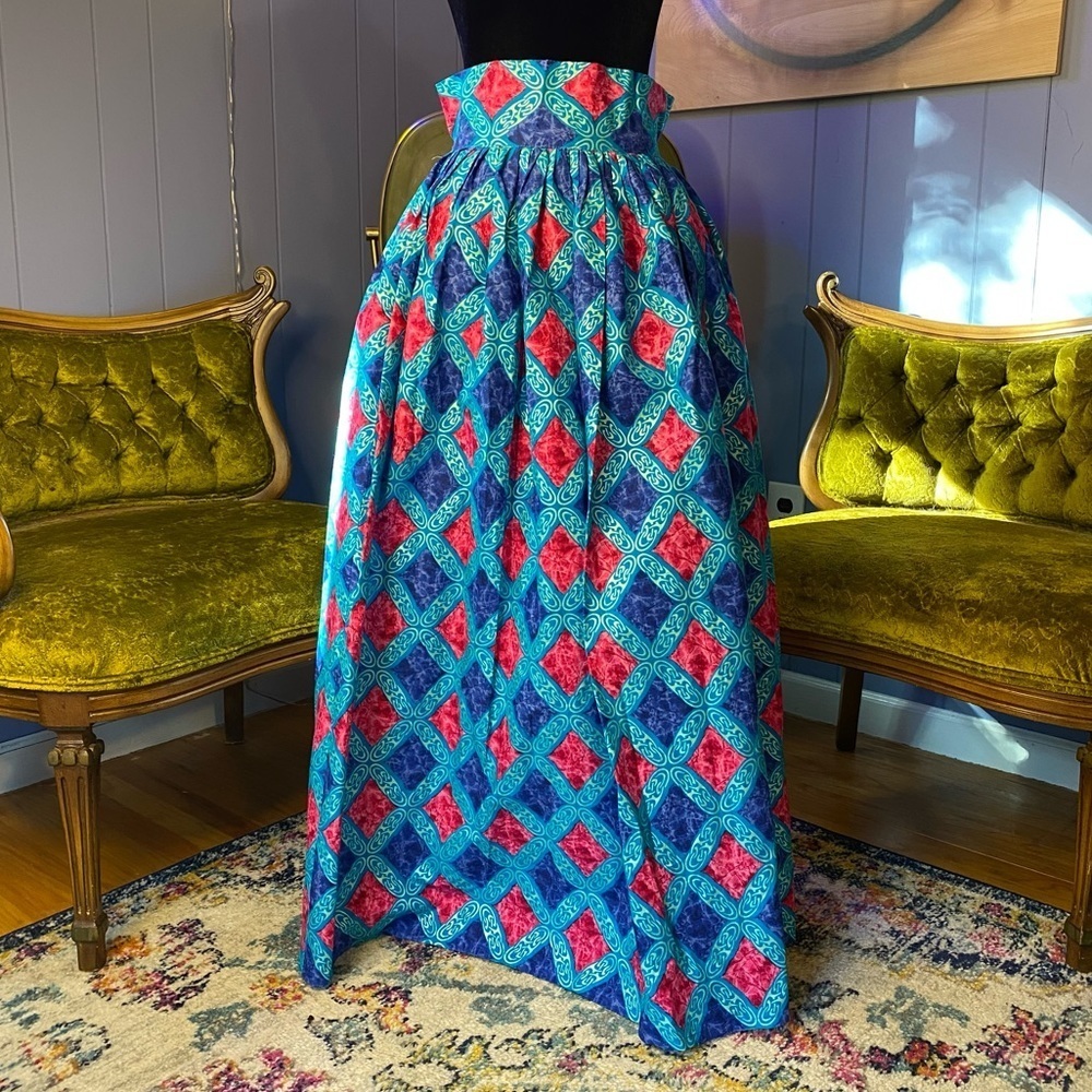 Vintage Handmade High Waist Maxi Skirt